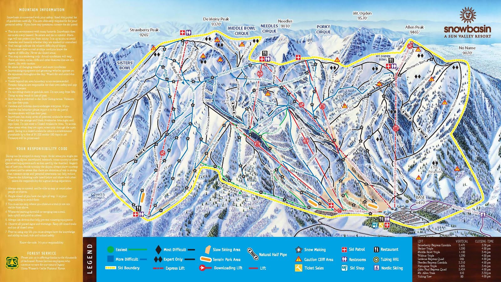 Ski Resort Reviews Trail Maps