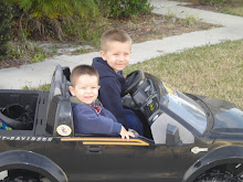 Zachary and Chase driving around