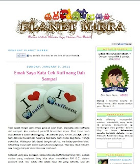 blog mirra yang comel