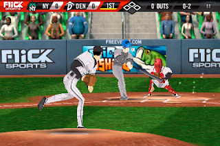 Flick Baseball Pro, game, screen, image, screenshot, iphone, apple