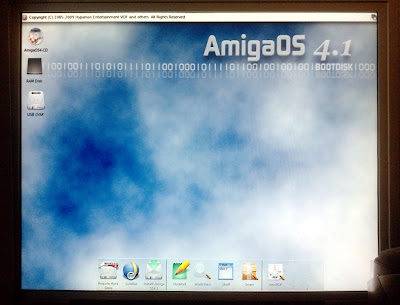 AmigaOne X1000, AmigaOS 4, screen