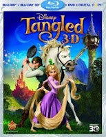 Tangled, dvd, blu-ray, cover