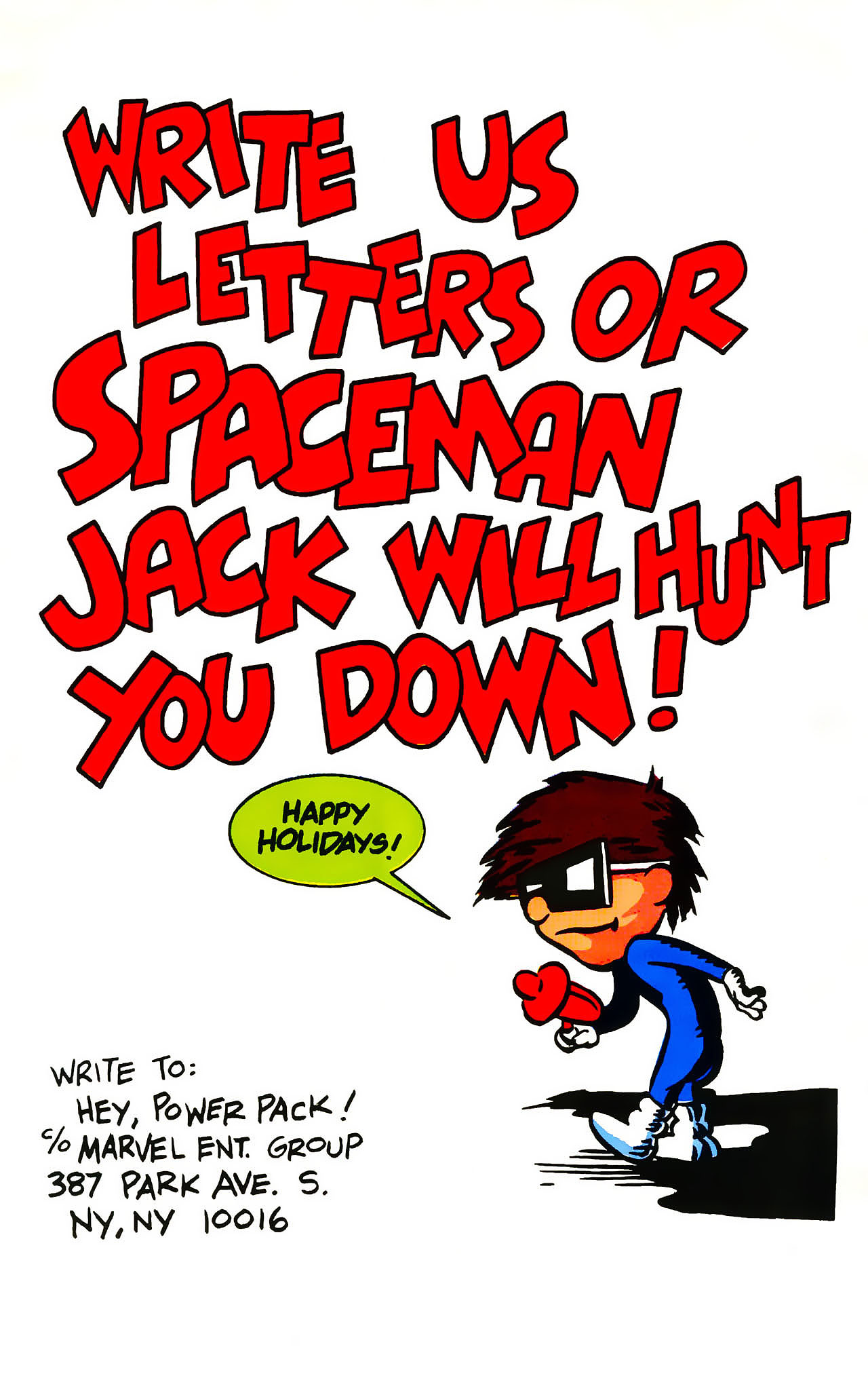 Read online Power Pack Holiday Special comic -  Issue # Full - 65