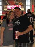 Steven and I at the Cardinals vs Saints game