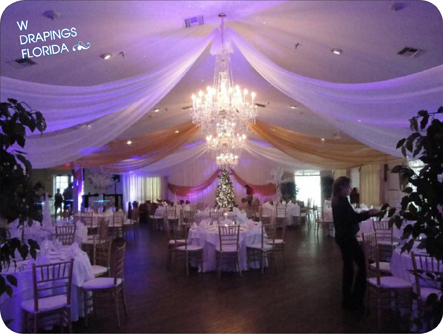 As you see in the images below we combined our classic white drapes with a 