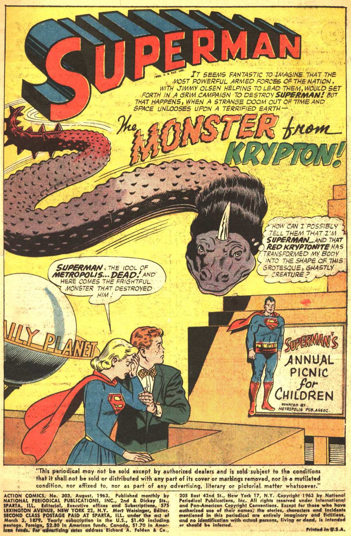 Read online Action Comics (1938) comic -  Issue #303 - 2