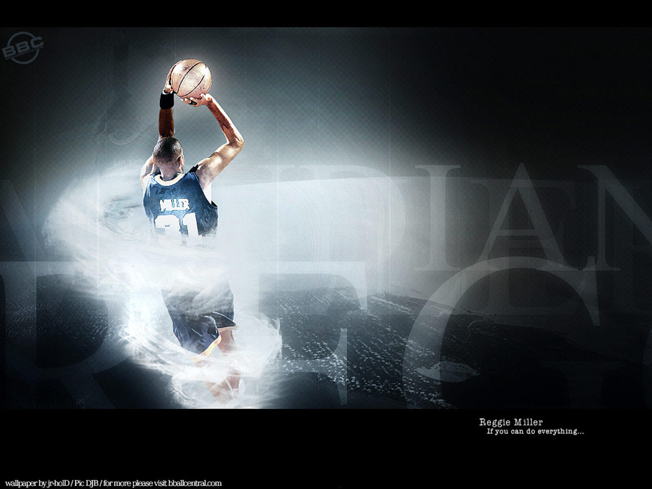 Top NBA Wallpapers: Reggie Miller Wallpaper