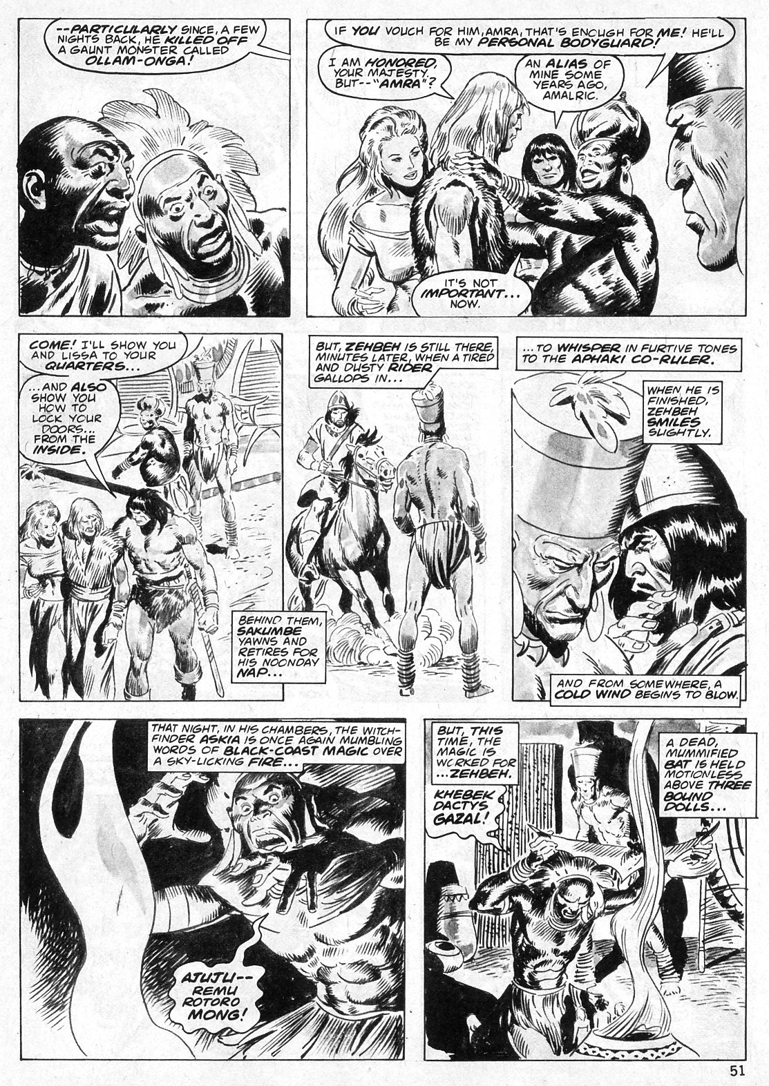 Read online The Savage Sword Of Conan comic -  Issue #21 - 51