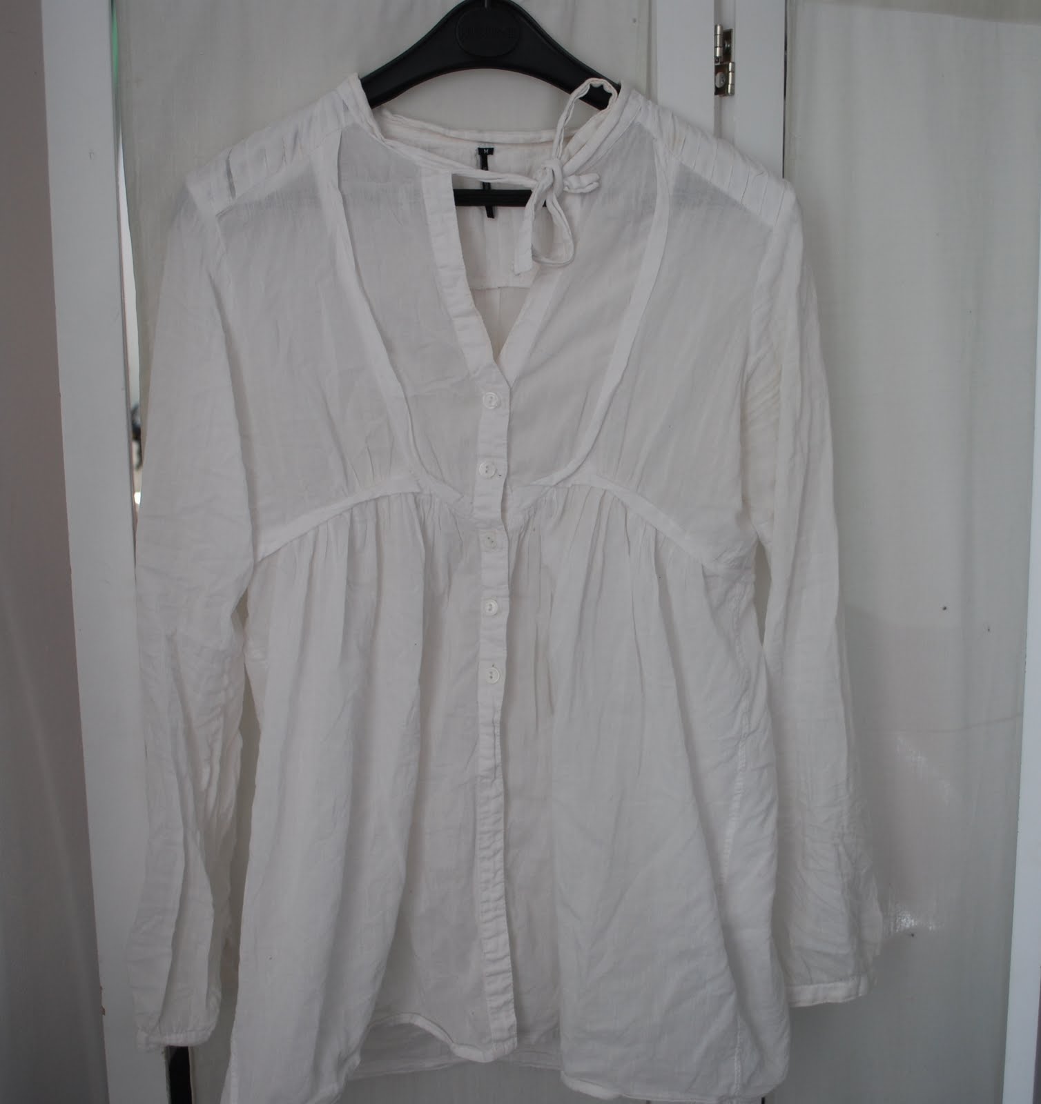 Blouse Manches Longues Sud Express - Taille M, Couleur Grise, Occasion Très Bon état