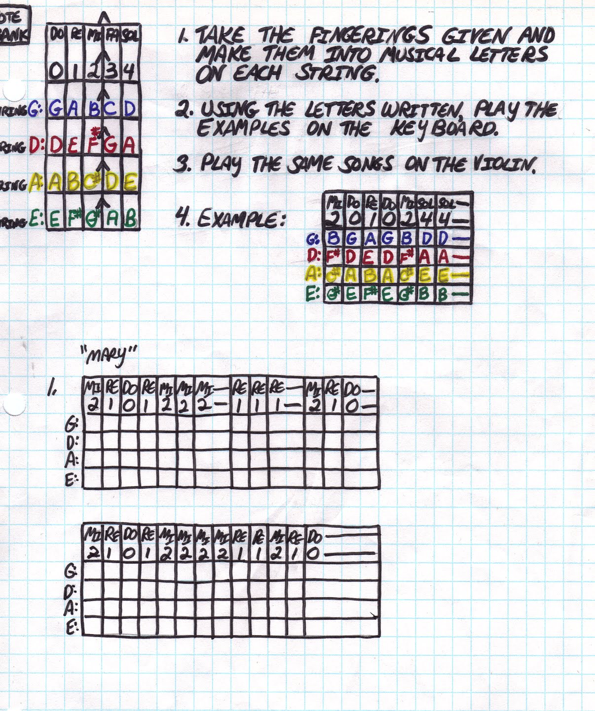 Miss Jacobson's Music: VIOLIN BEGINNING CLASS SONGS #2b: CHANGING THE