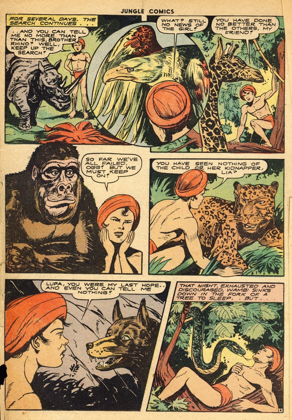 Read online Jungle Comics comic -  Issue #51 - 32