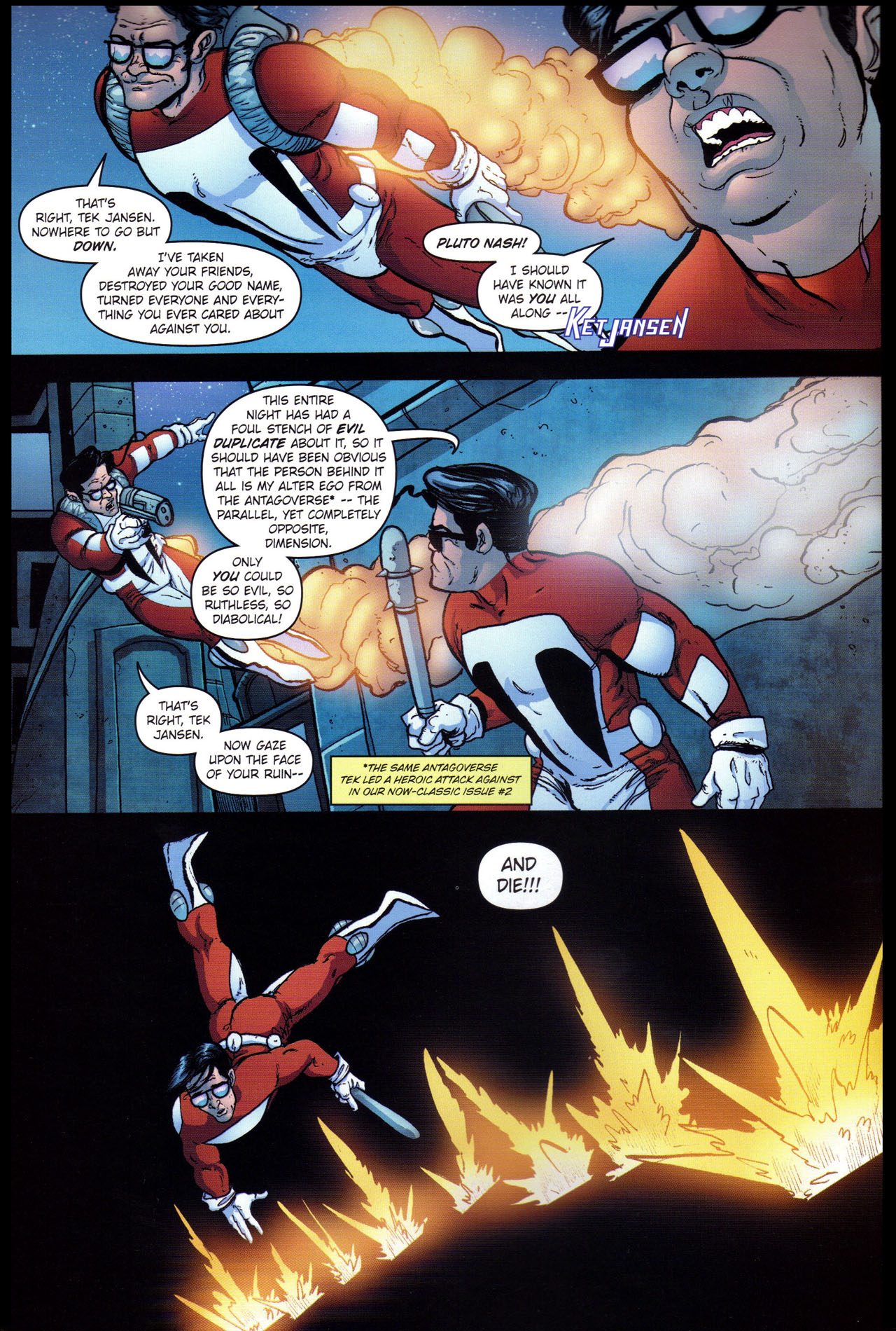 Read online Stephen Colbert's Tek Jansen comic -  Issue #4 - 12