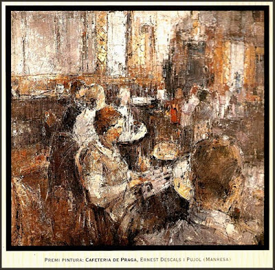 EL VENDRELL-CAFETERIA DE PRAGA-ERNEST DESCALS-PRIMER PREMIO-BIENAL-BAIX PENEDES-CONSELL COMARCAL