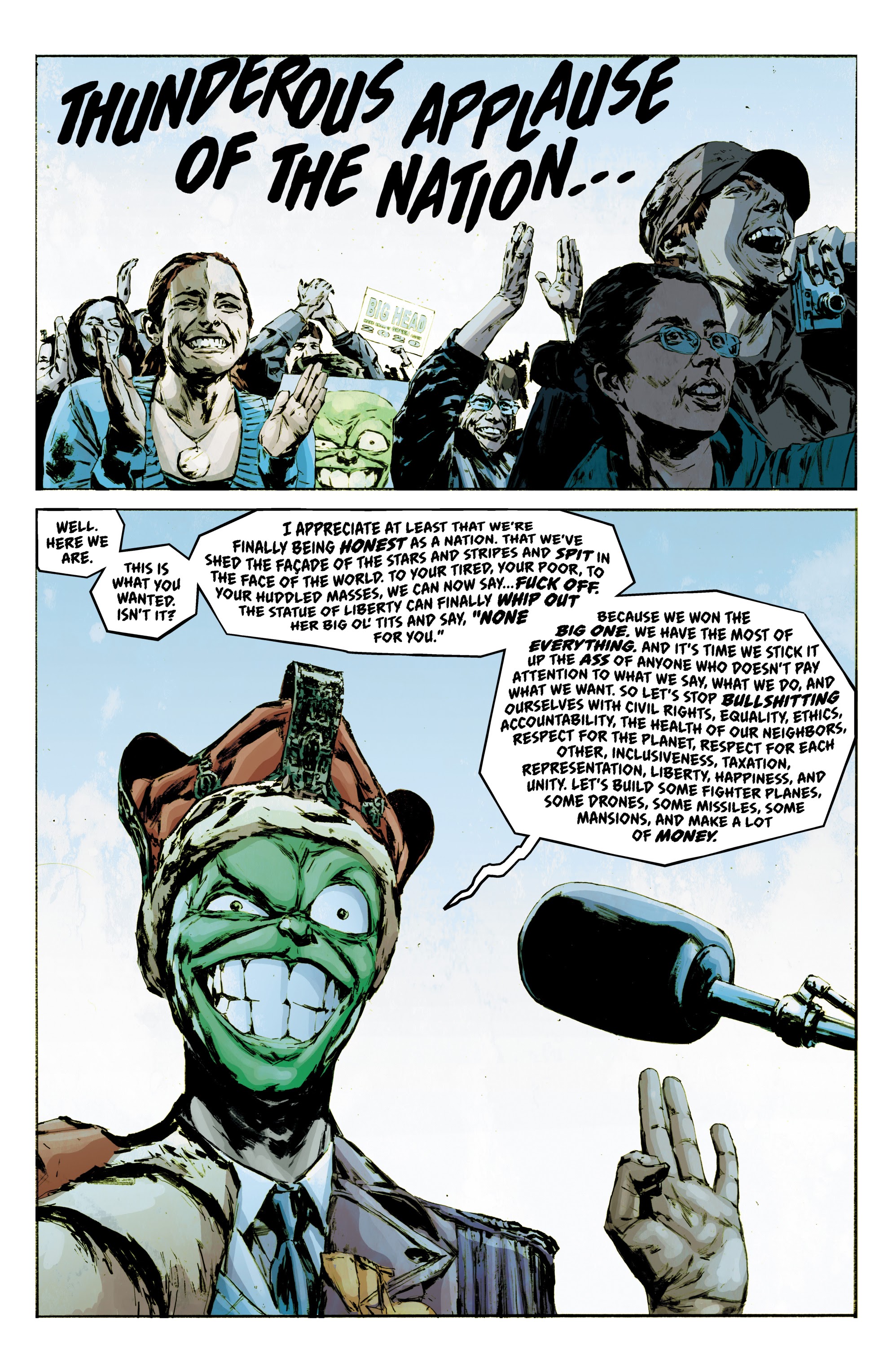 Read online The Mask: I Pledge Allegiance to the Mask comic -  Issue # _TPB - 77