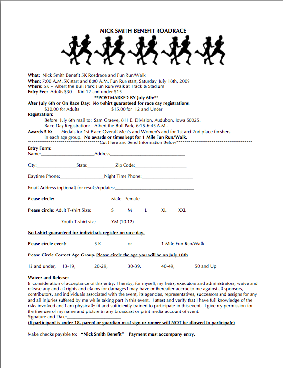 Nick Smith Benefit