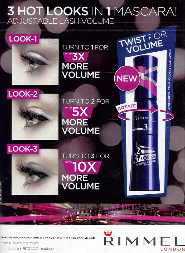 What is hot and what is not Rimmel mascara ad campaign banned for