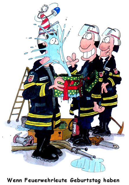 Feuerwehr Würzburg - Abschnitt Mitte: Lustiges zur Feuerwehr