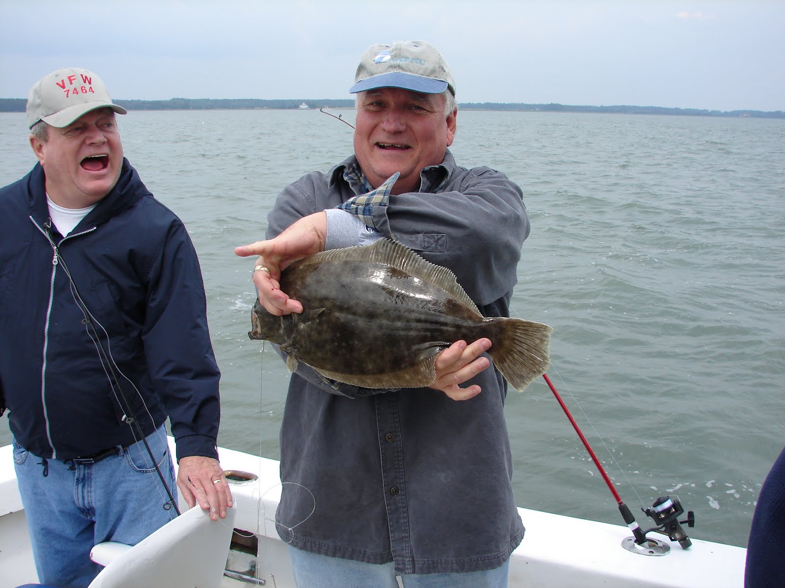 FishWach Wachapreague Fishing Report Guy Della and friends Hire Nat