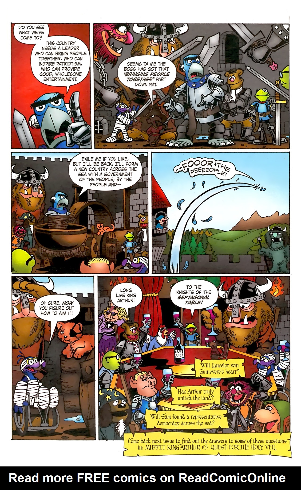 Read online Muppet King Arthur comic -  Issue #2 - 24