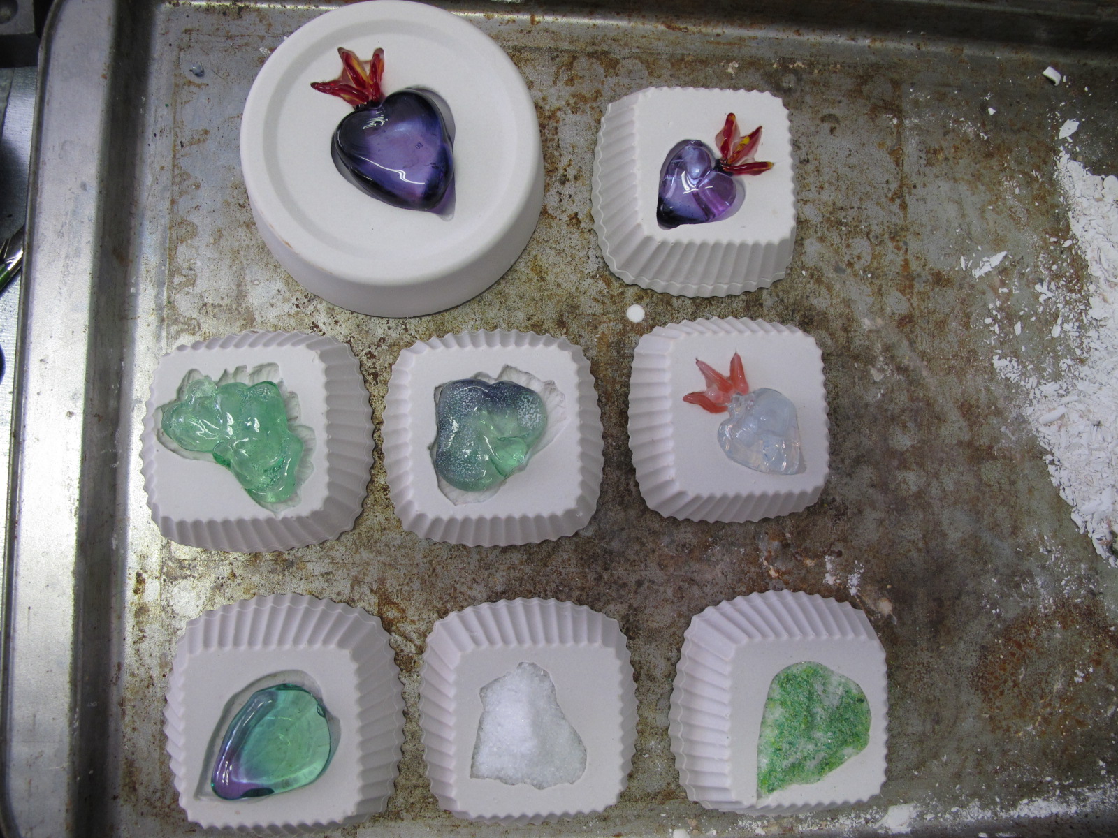 Karen Elmquist Further Experiments in Glass Casting