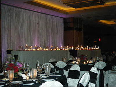 My Black White Wedding by Candelight