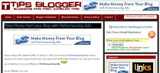 Tips Blogger - Blogging and Misc Jumbled Tips