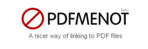 PdfMeNot : lecteur PDF en ligne