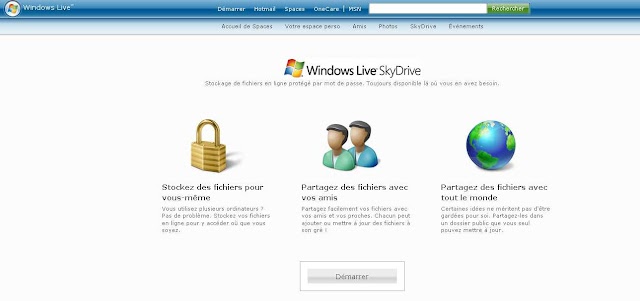 Windows Live SkyDrive : un espace de stockage gratuit de 25 Go