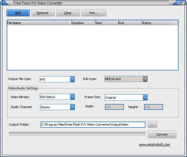 Free Flash Flv Video Converter : un outil de conversion de fichiers FLV gratuit