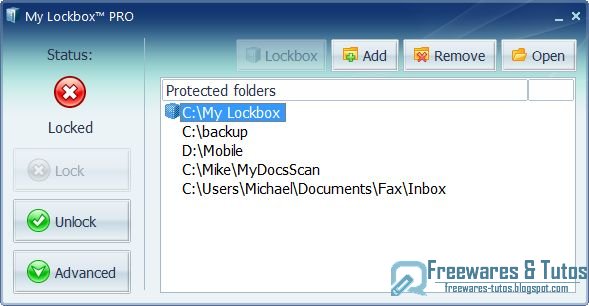 My Lockbox : un logiciel gratuit pour protéger vos dossiers sensibles
