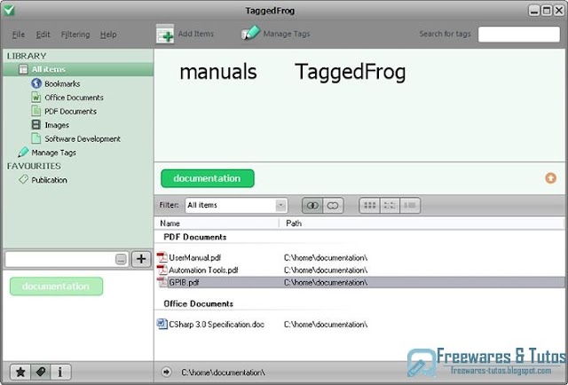 TaggedFrog : taguez vos fichiers pour mieux les retrouver