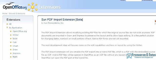 Sun PDF Import Extension : éditez les PDF dans OpenOffice