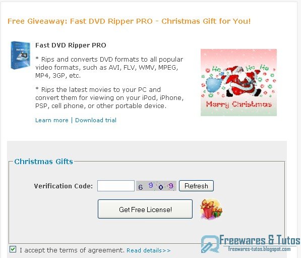 Offre promotionnelle : Fast DVD Ripper PRO gratuit !