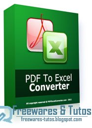 PDF To Excel Converter  un logiciel gratuit de conversion PDF vers XLS