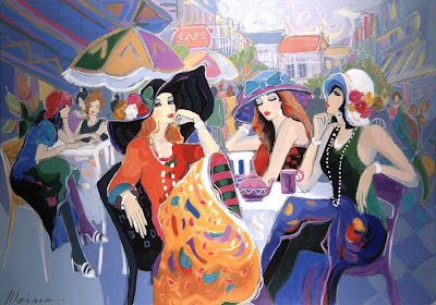 Women in Painting by Isaac Maimon Israeli Artist