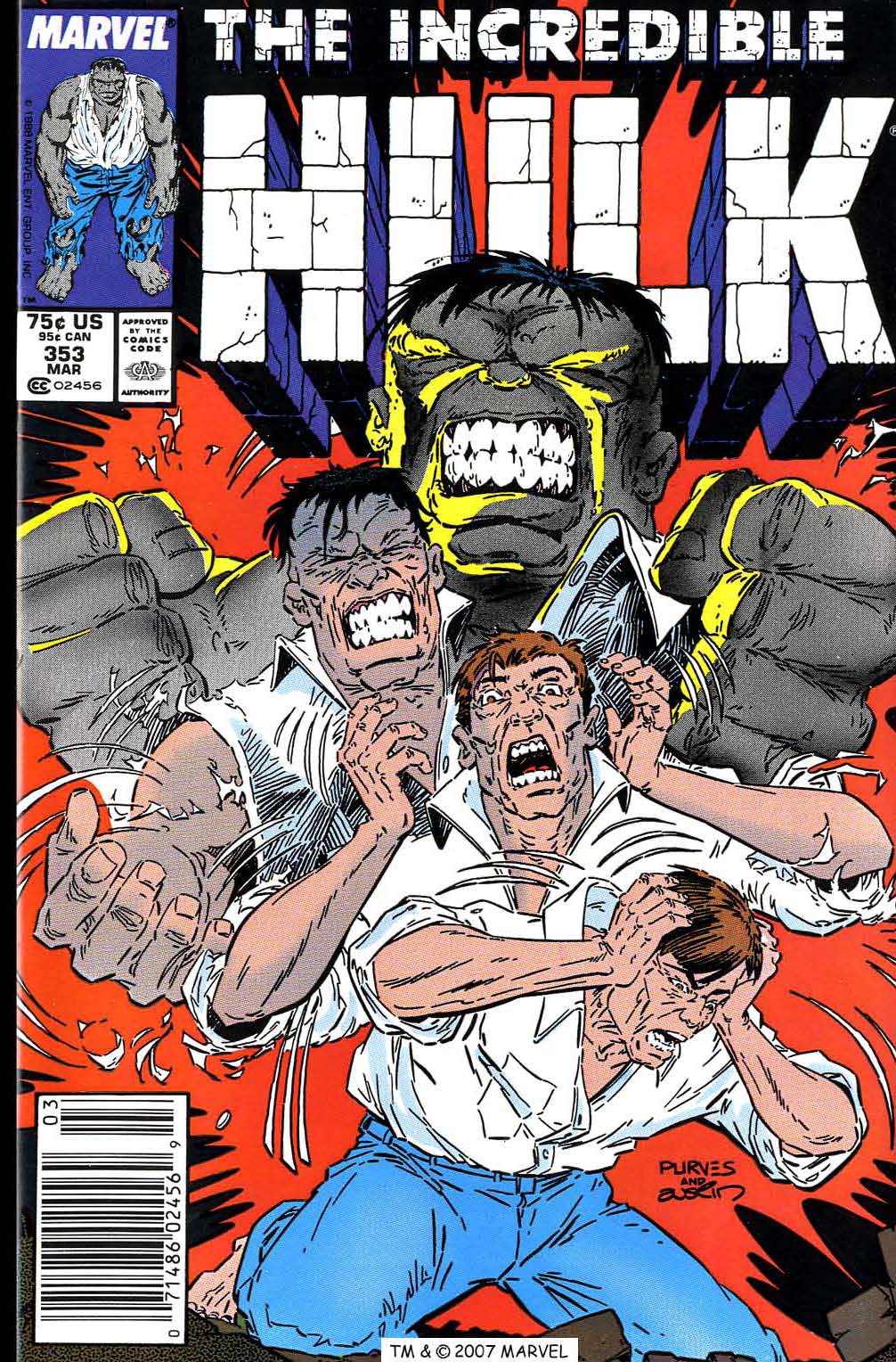 Read online The Incredible Hulk (1968) comic -  Issue #353 - 1