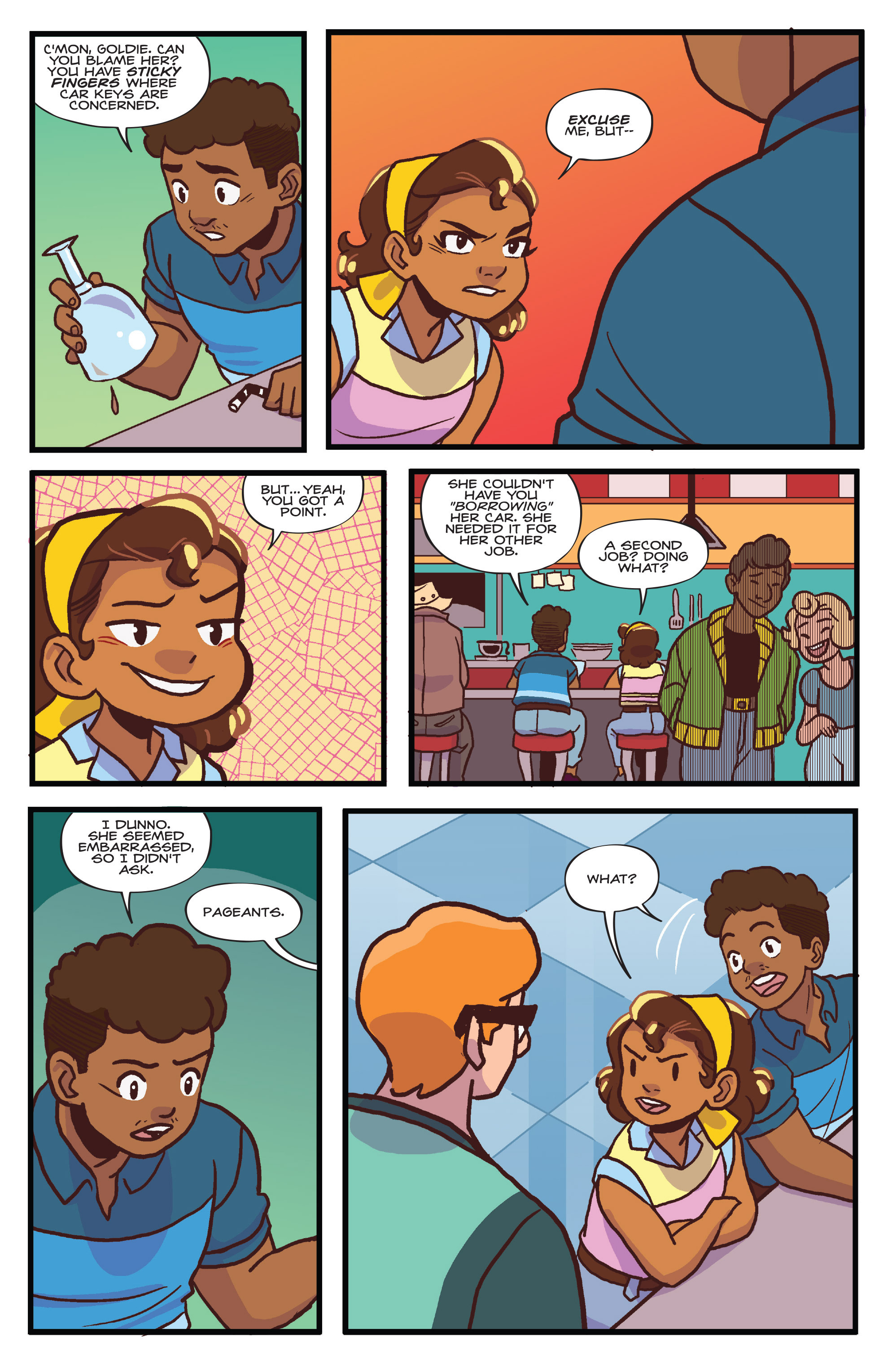 Read online Goldie Vance comic -  Issue #6 - 6