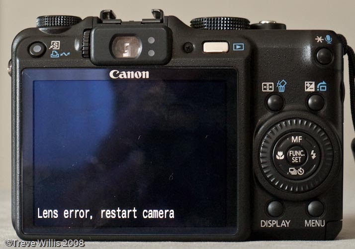Huichelaar bibliotheek alledaags Sharing Experience: Canon G9 – “Lens error, restart camera” error