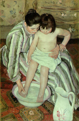 The children bath (1891), Mary Cassatt