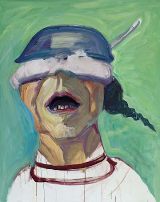 Self-portrait ith Cooking Pot (1995), Maria Lassnig Self-portrait ith Cooking Pot (1995), Maria Lassnig