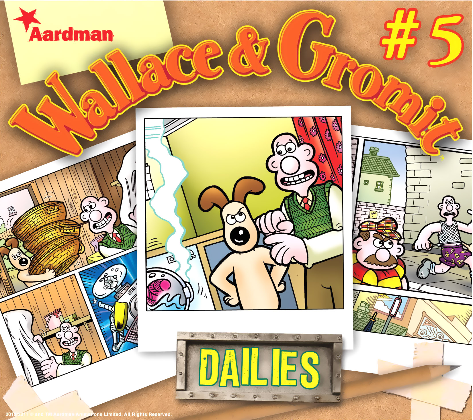 Read online Wallace & Gromit Dailies comic -  Issue #5 - 1