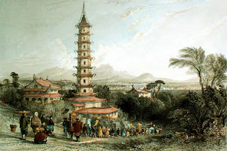 The Porcelain Tower of Nanjing (Bao’ensi = Temple of Gratitude) China