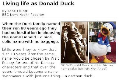real life donald duck