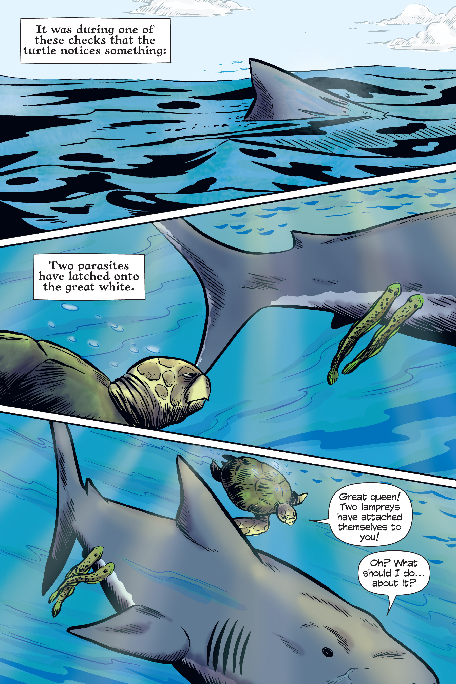 Read online Xoc: Journey of a Great White comic -  Issue # TPB - 58
