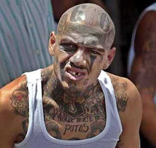 Gang Tattoos Especially Face Gangsta Tattoo Designs With Image Men With Face Gang Prison Tattoo Picture 4