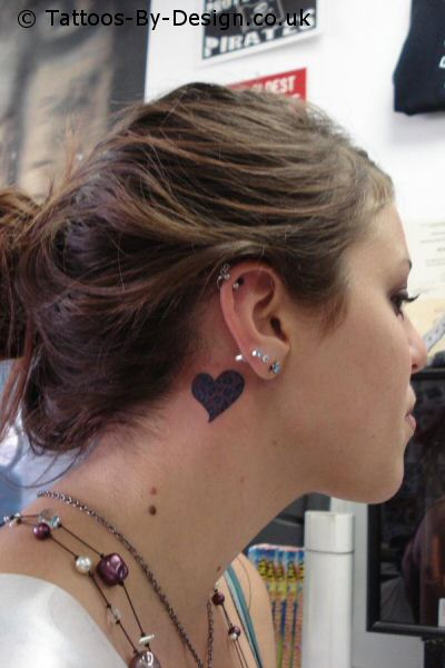 music heart tattoo. heart tattoo designs. simple