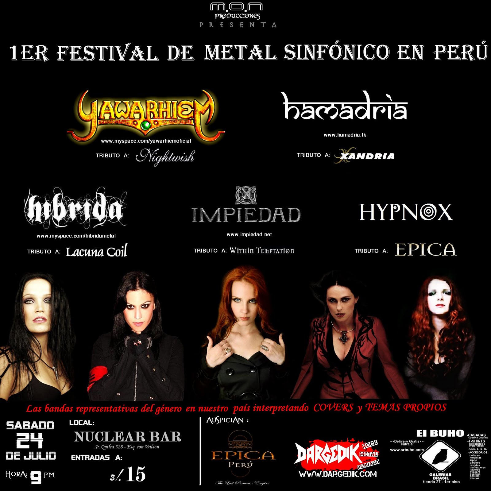 1er Festival de Metal Sinfónico en
