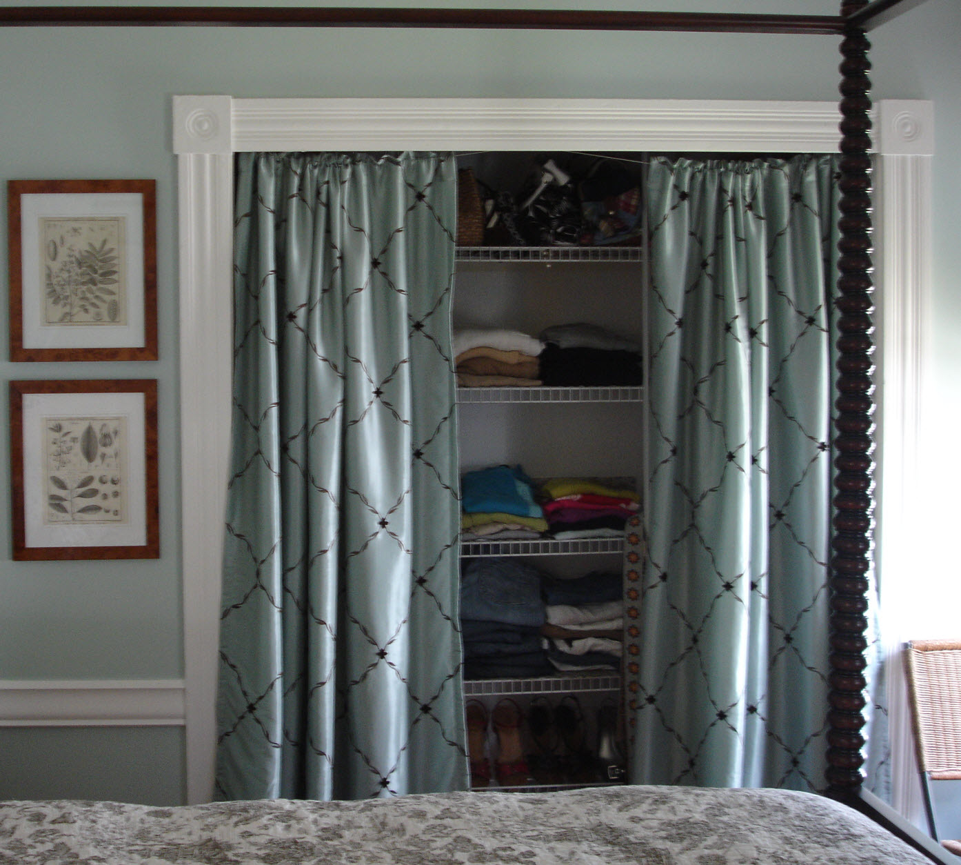 Curtains For Closet Doors Pictures 