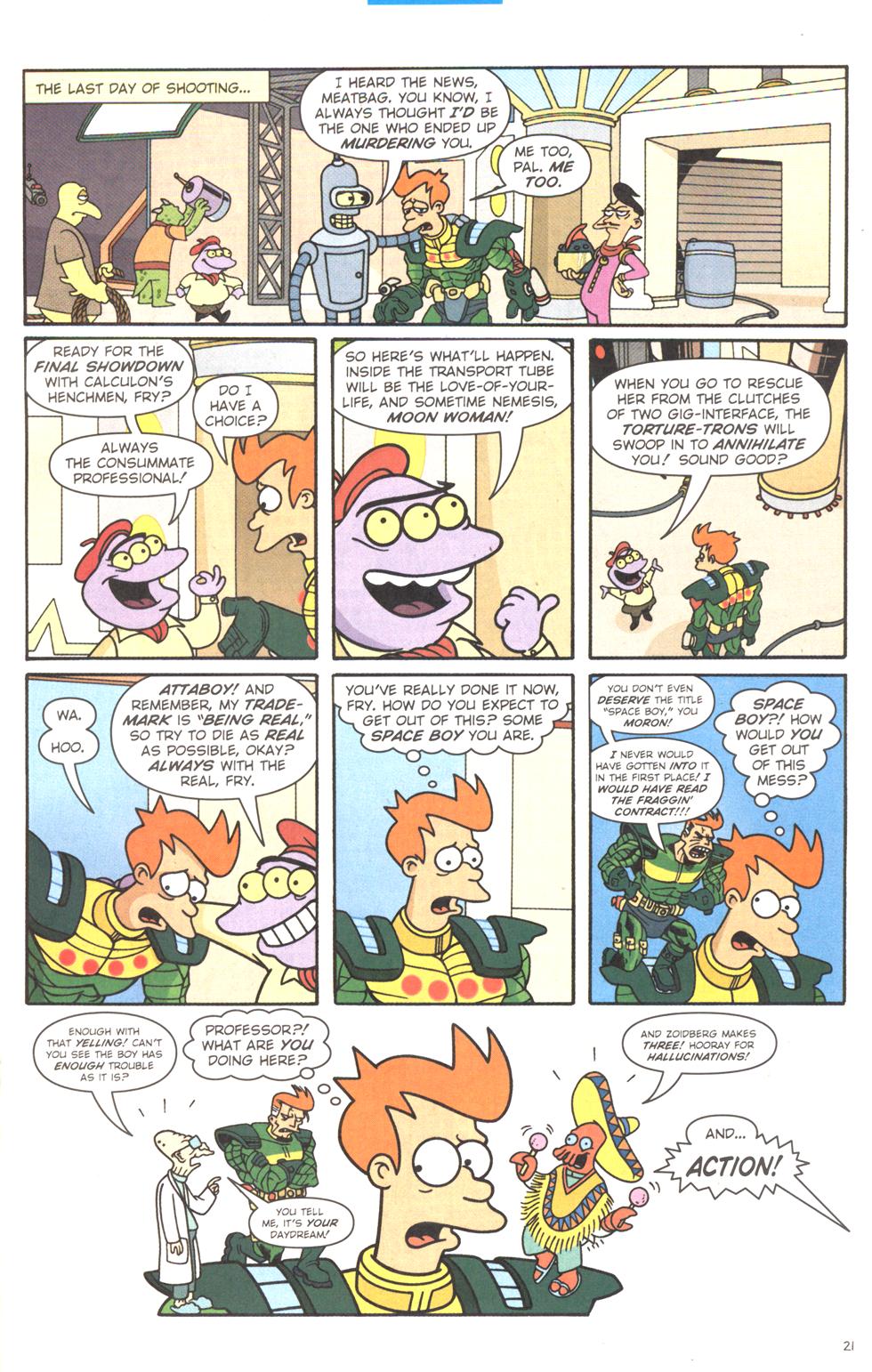 Read online Futurama Comics comic -  Issue #15 - 22