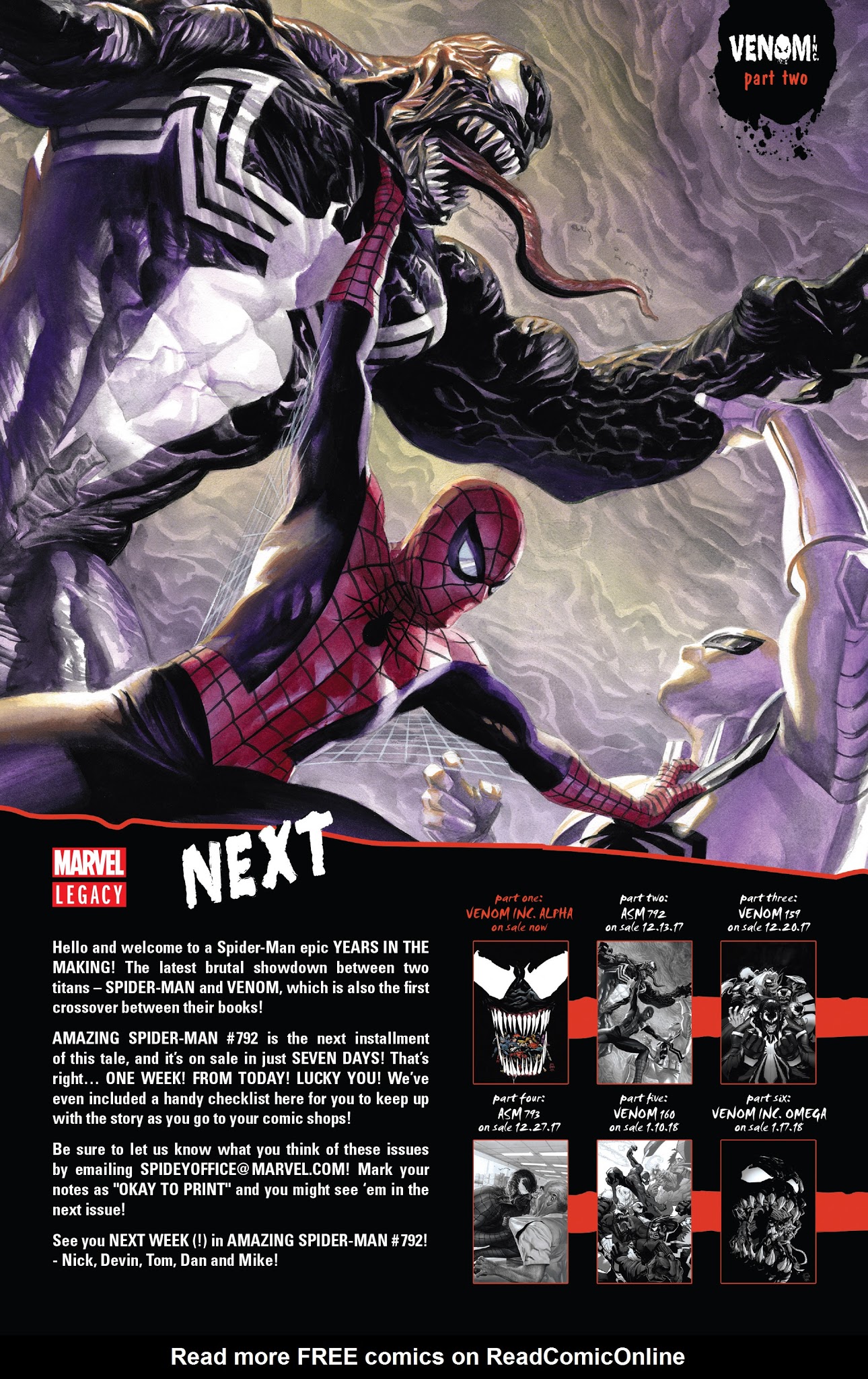 Read online Amazing Spider-Man/Venom: Venom Inc. Alpha comic -  Issue # Full - 32